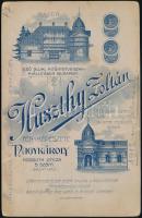 1912 Anya gyermekeivel, keményhátú fotó Huszthy Zoltán nagykárolyi műterméből, hátoldalon a műterem ...