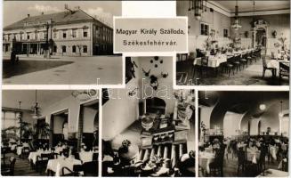 1941 Székesfehérvár, Magyar Király Szálloda, belsők. Tóth Károly fényképész kiadása