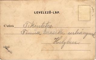 Szentgotthárd, Széll Kálmán tér. Lang Jenő kiadása, Art Nouveau (EK)