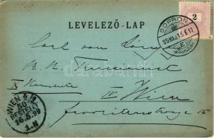 1899 (Vorläufer) Sopron, tél este (EK)