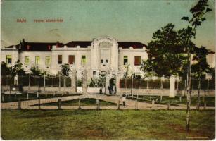 1921 Baja, Városi közkórház. Wurmfeld Gyula kiadása (fa)