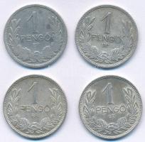 1926-1939. 1P Ag (4db, 3xklf) T:1--3 Adamo P6