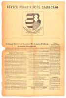 1956 Egyetemi Ifjúság. Az Eötvös Loránd Tudományegyetem Lapja. Kiadja: Egyetemi Forradalmi Diákbizot...