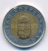 1996. 100Ft acél technológiai hibás veret (oldalzárvány) T:3
Adamo F12.1