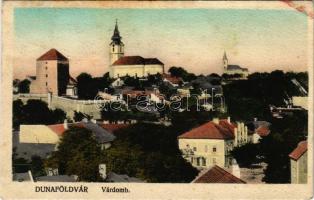 1920 Dunaföldvár, Várdomb. Somló Manó kiadása (EK)
