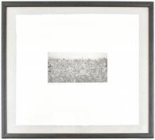 Neuberger István (1953-): Megtévett békegalambok. Rézkarc, merített papír, jelzett, művészpéldány EA...