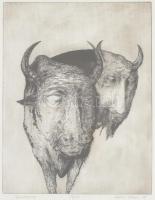 Kurucz István András (1960-): Tanulmány. Rézkarc, merített papír, jelzett és datált (Kurucz István &...