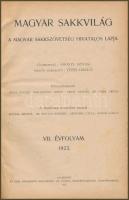 1922 Magyar Sakkvilág c. lap VII. évfolyama bekötve