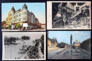 Kb. 63 db főleg RÉGI magyar város képeslap / Cca. 63 mostly pre-1945 Hungarian town-view postcards