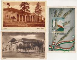 Karcag - 5 db régi képeslap / 5 pre-1945 postcards
