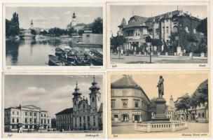 Győr - 17 db régi képeslap / 17 pre-1945 postcards