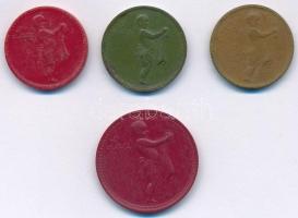 ~1930. Laci / Szit - 10darabért 1/4kg szappanbárca (3xklf) piros, zöld és khaki színekben + ~1930. Laci / Szit - 10db-ért 1/2kg szappan piros szappanbárca T:1-,2,2- khakin több ph.