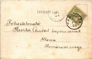 ~1903 Badacsony, Bazaltbánya, bányászok. Payer Antal kiadása (EK)