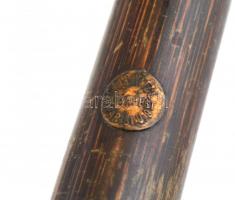 Fa sétapálca "Budapest Parisi u" jelzéssel, h: 92 cm