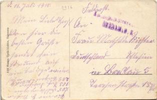 Homonna, Homenau, Humenné; Barkai vár elölről és oldalról. Hossza Gyula kiadása 3399. / castle (EK)