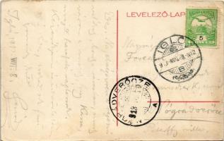 1913 Igló, Zipser Neudorf, Spisská Nová Ves; Kossuth Lajos sor, Nádler Gyula üzlete / street, shop (...