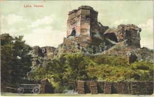 1915 Léva, Levice; várrom / castle ruins