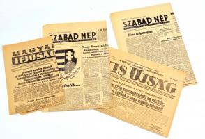 1956 4 db újság a forradalom idejéből.