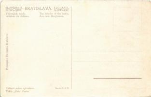 Pozsony, Pressburg, Bratislava; vár belső / Vnútrajsok hradu. Propagace Slovenska Bratislava Seria I...