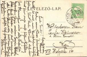 1912 Pöstyén, Piestany; Ferenc József fürdő. Kohn Bernát kiadása / spa