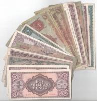51db vegyes magyar Pengő bankjegytétel T:III,III-