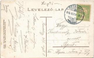 1916 Likavka, Likava (Rózsahegy, Ruzomberok); várrom. Valuch János kiadása / Likavsky zámok / castle...