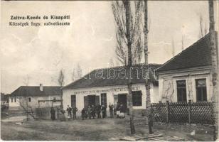Zsitvakenéz-Kisapáti, Knezics-Zsitvaapáti, Knazice-Zitavany; községek fogyasztási szövetkezete, vendéglő / cooperative shop of the towns, restaurant