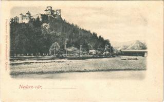 1901 Nedec, Niedzica (mai Lengyelország, Magas-Tátra); vár. Divald / castle