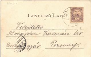 1901 Nedec, Niedzica (mai Lengyelország, Magas-Tátra); vár. Divald / castle