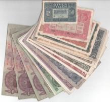 Vegyes 40db-os korona-pengő-forint bankjegy tétel T:III,III-