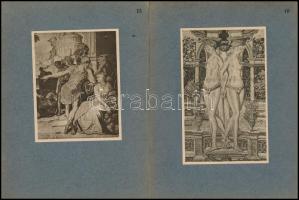 20 db nyomat papírra ragasztva