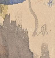 Bernáth Aurél (1895-1982): Abbázia. Akvarell, papír, jelezve jobbra lent. Proveniencia: Korábban dr....