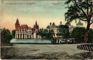 1909 Budapest XIV. Városliget, Mezőgazdasági Múzeum, Vajdahunyad vára. Divald Károly műintézete 1690a-1908. (EB)