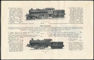 1927 Chmura játék-árjegyzék, illusztrált, 11p