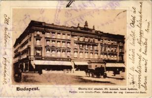 1901 Budapest V. Gizella tér (ma Vörösmarty tér), Takarékpénztár, bank (Rb)
