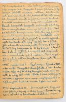 1944-1946 Keveházi János karp. tizedes honvédnaplói, 2 db, 23/I. lgv. ágyús üteg, 1944. jún. 23. - 1...