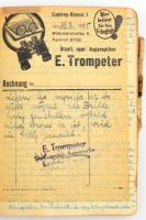 1944-1946 Keveházi János karp. tizedes honvédnaplói, 2 db, 23/I. lgv. ágyús üteg, 1944. jún. 23. - 1...