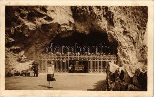 1928 Budapest XI. Gellért-hegyi lourdesi barlang, Magyarok Nagyasszonya sziklatemplom, főkapu (fl)