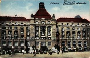 1927 Budapest XI. Szent Gellért gyógyszálló, gyógyfürdő és szálloda, automobilok