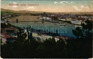 Budapest, látkép, Lánchíd (szakadás / tear)