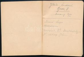 1933 'Barátaim/Freinds/Freunde/Mes Amis' notesz, "Jamboree 1933 Gödöllő, Hungary&quot...