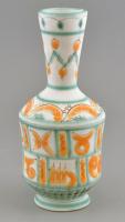 Iparművészeti Vállalatos Gorka kerámia váza. Kézzel festett, jelzett, hibátlan. 31 cm