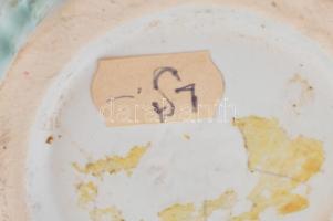 Iparművészeti Vállalatos Gorka kerámia váza. Kézzel festett, jelzett, hibátlan. 31 cm