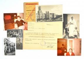 Buzássy Ferenc (1909-1989) labdarúgó személyi hagyatéka. Fotók, igazolványok, sport kitüntetések.  1...