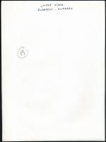 Lussa Vince (1924-2006): Akt fotó, jelzés nélkül, de a a hátoldalán feliratozva, 23x17 cm