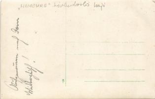 SS Hamburg kivándorlási hajó / Hamburg-Amerika-Linie emigration ship. photo