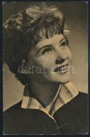 cca 1960 Törőcsik Mari, képeslap, nyomat, 14x9 cm