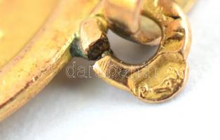 Arany(Au) 14K Szent Antal függő, jelzett, d: 1,3 cm, nettó: 0,7 g