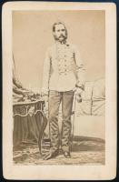 cca 1860 I. Ferenc József (1830-1916) császár- és király fényképe. / Photo of Emperor Franz Joseph. 6,5x10 cm