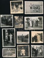 cca 1920-1950 Vegyes fotó tétel, életképek, családi képek, kirándulások, stb., kb. 53 db, vegyes méretben